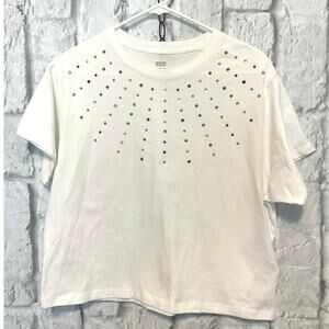 NEW Levi’s Beaded Rhinestone Tee Small